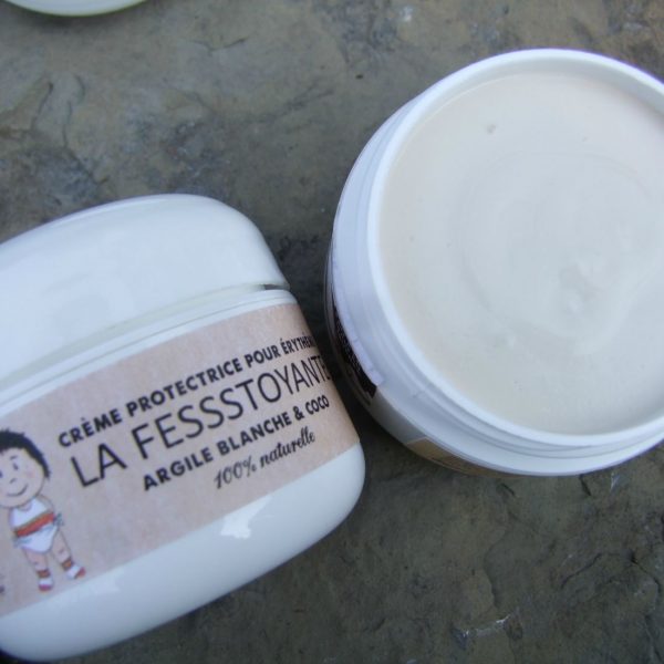 Crème protectrice à l'argile blanche pour érythème La Fessstoyante