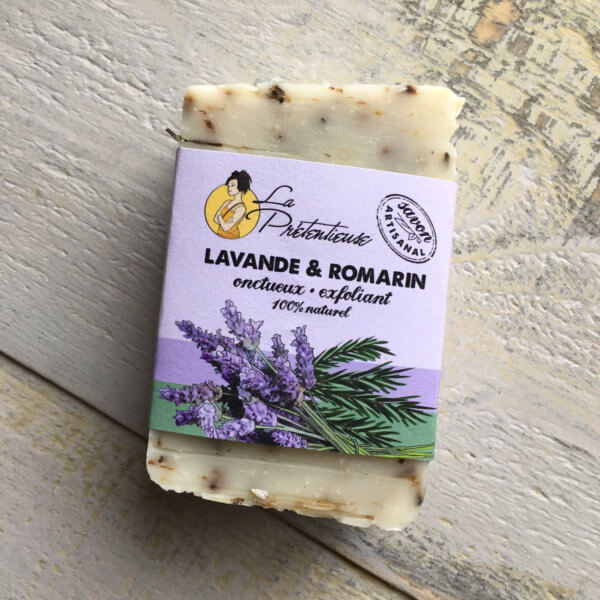 Lavender & rosemary creamy soap bar