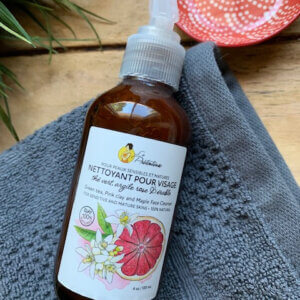 Nettoyant pour visage au Thé vert, argile rose & érable - Peaux sensibles, matures et ternes